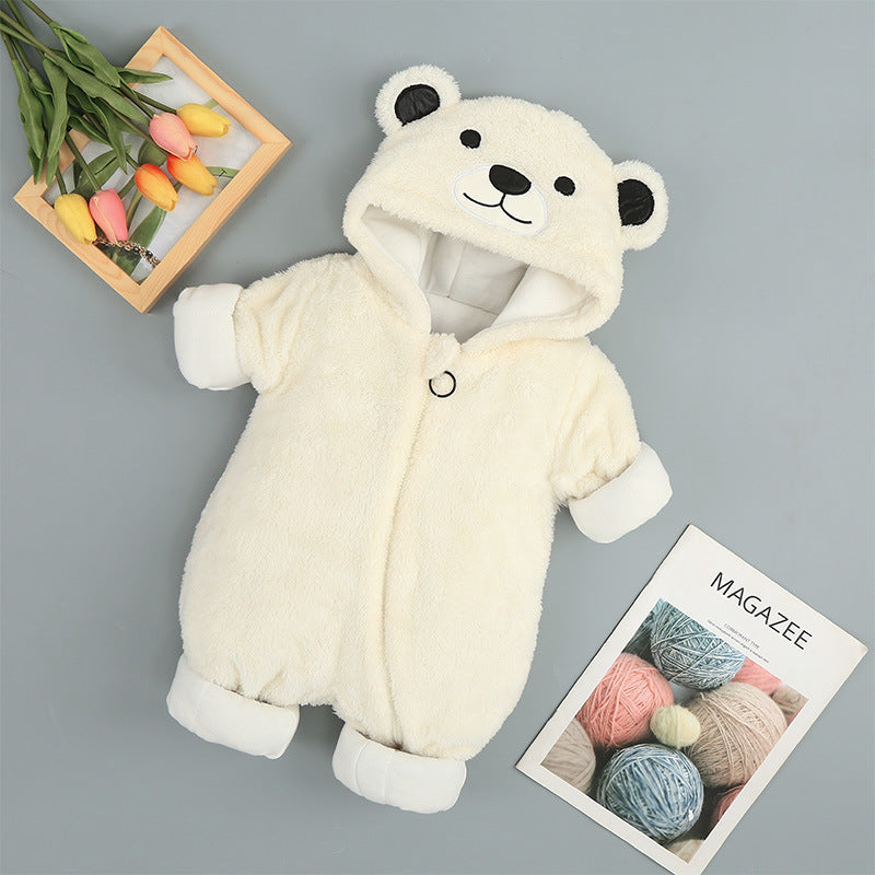 Baby Hooded Cotton Onesie